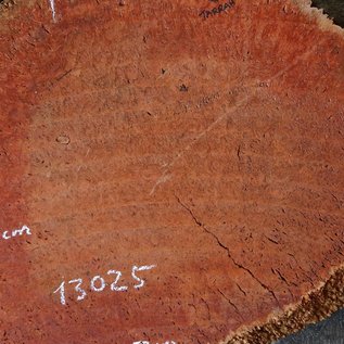 Jarrah burl, slab, approx. 680 x 580 x 42 mm, 13025