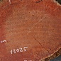 Jarrah burl, slab, approx. 680 x 580 x 42 mm, 13025