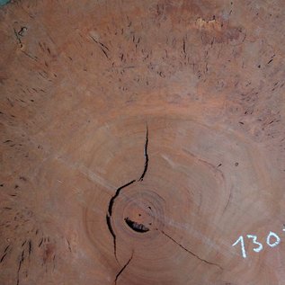 Jarrah burl, slab, approx. 1060 x 910 x 45 mm, 13023