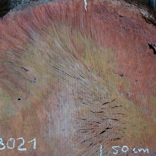 Jarrah burl, slab, approx. 950 x 500 x 52 mm, 13021