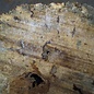 Buckeye Burl table top, approx. 1770(1870) x 1590(1750) x 52 mm, 13043