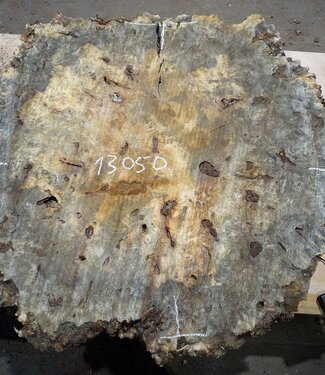 Buckeye Burl table top, approx. 1240(1400) x 1115(1300) x 60 mm, 13050