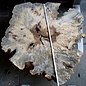 Buckeye Burl table base, approx. 1300 x 1200 x 150 mm, 13061