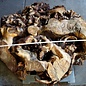 Buckeye Burl table base, approx. 1600 x 1500 x 250 mm, 13060