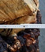 Buckeye Burl table base, approx. 1300 x 1000 x 250 mm, 13059