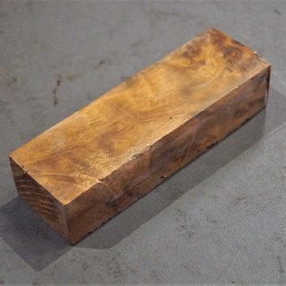 Golden Madrone Knife Handle, approx. 30 x 40 x 110 mm