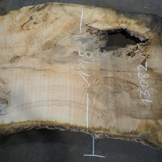 Ash fiddleback, approx. 2600 x 960 (1180/800) x 52mm, 100 kg, 13082