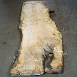 Ash fiddleback, approx. 2600 x 910 (1080/780) x 52mm, 90 kg, 13083