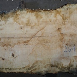 Ash fiddleback, approx. 2600 x 910 (1080/780) x 52mm, 90 kg, 13083