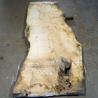 Ash fiddleback, approx. 2600 x 880 (1070/720) x 52mm, 90 kg, 13084