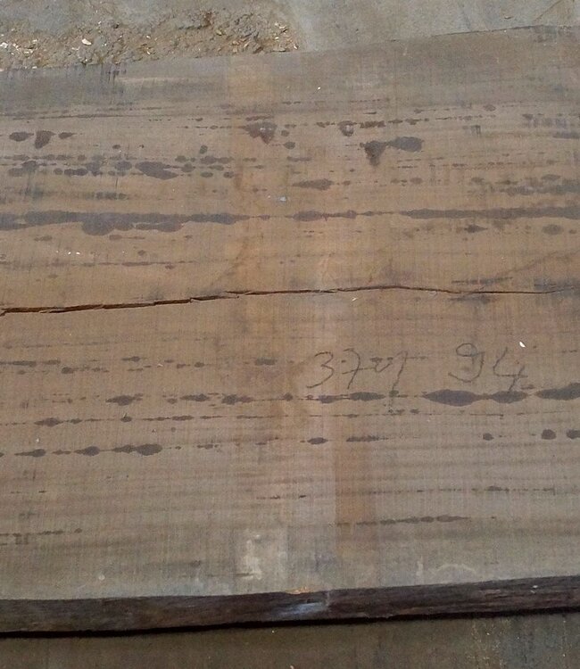 Amouk, Boiré, table top, approx. 4100 (3700) x 940 (1020) x 80mm, 220 kg, 13089