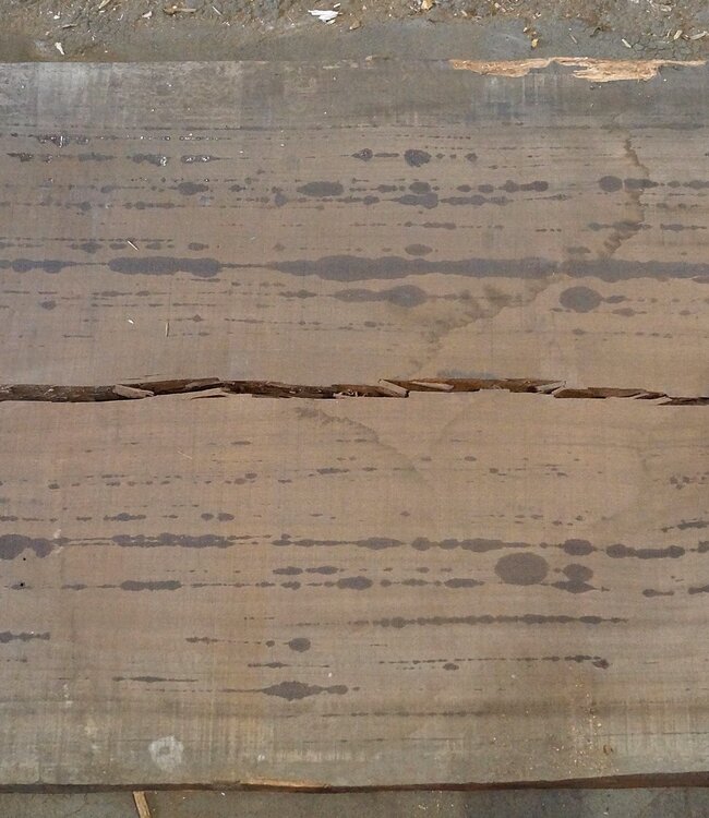 Amouk, Boiré, table top, approx. 4100 (3700) x 940 (1020) x 80mm, 220 kg, 13089