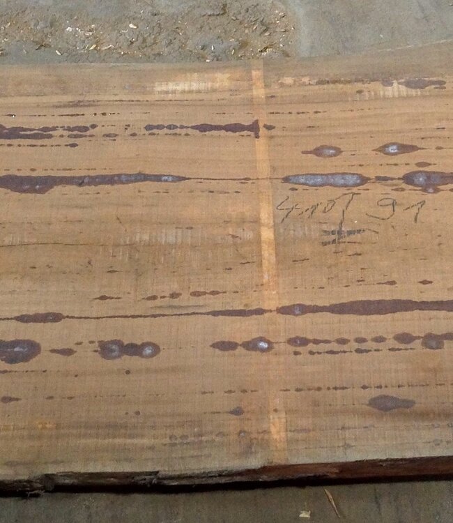 Amouk, Boiré, table top, approx. 4100 x 940 (1040) x 80mm, 220 kg, 13090