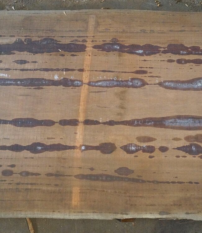 Amouk, Boiré, table top, approx. 4100 x 850 (1000) x 80mm, 210 kg, 13091