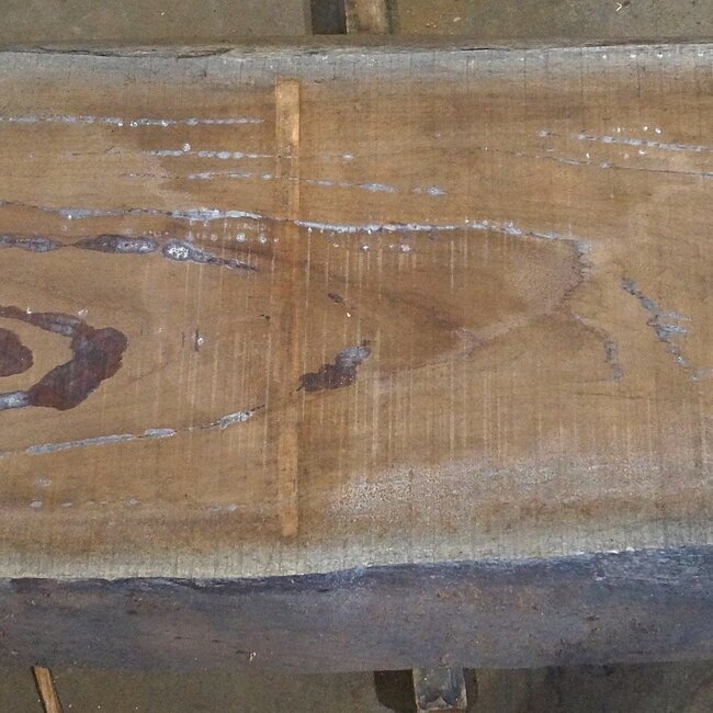 Amouk, Boiré, Tischplatte, ca. 4100 (3700) x 640 (860) x 80mm, 160 kg, 13093