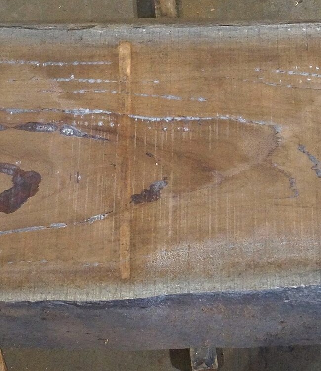 Amouk, Boiré, table top, approx. 4100 (3700) x 640 (860) x 80mm, 160 kg, 13093