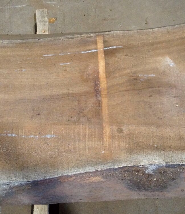 Amouk, Boiré, table top, approx. 4100 (3700) x 640 (860) x 80mm, 160 kg, 13093