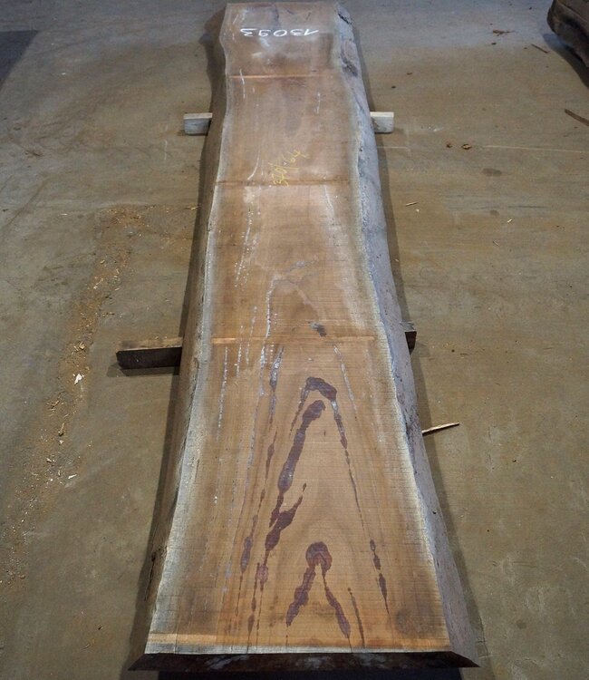 Amouk, Boiré, Tischplatte, ca. 4100 (3700) x 640 (860) x 80mm, 160 kg, 13093