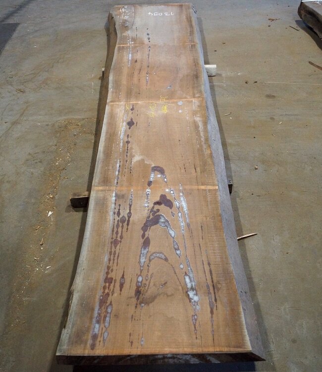 Amouk, Boiré, table top, approx. 4100 x 750 (960) x 80mm, 180 kg, 13094