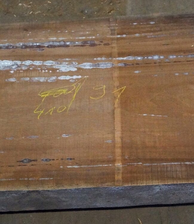 Amouk, Boiré, table top, approx. 4100 x 910 (1020) x 80mm, 220 kg, 13095