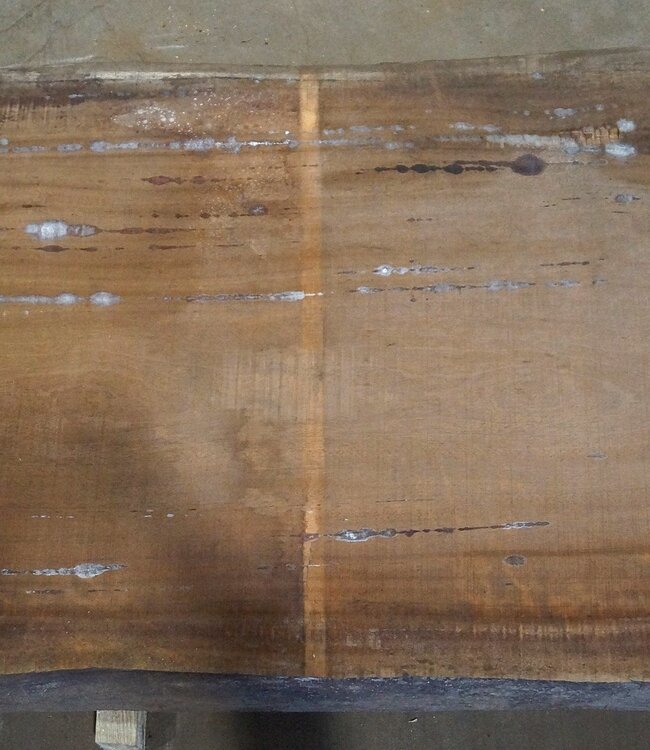 Amouk, Boiré, table top, approx. 4100 x 910 (1020) x 80mm, 220 kg, 13095