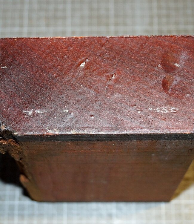 Padouk, ca. 235 x 130 x 67mm, 1,7kg