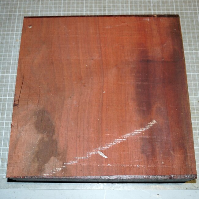 Padouk, ca. 305 x 305 x 66mm, 4,6kg