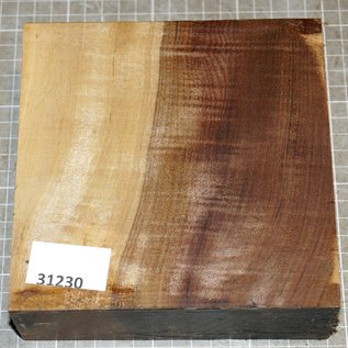 African Birch, approx. 155 x 155 x 55 mm, 1,5 kg