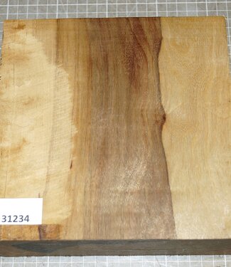 African Birch, approx. 195 x 195 x 52 mm, 2,2 kg