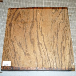 Zebrano, ca. 335 x 330 x 52 mm, 4,1 kg