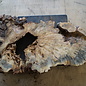 Buckeye burl slab, approx. 750 x 350 x 52mm, 4,0kg