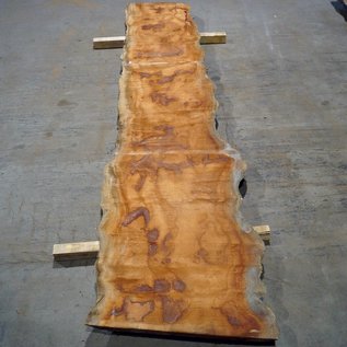 Sapeli Mahagoni geflammt, ca. 3000 x 600 (800) x 40mm, 47 kg