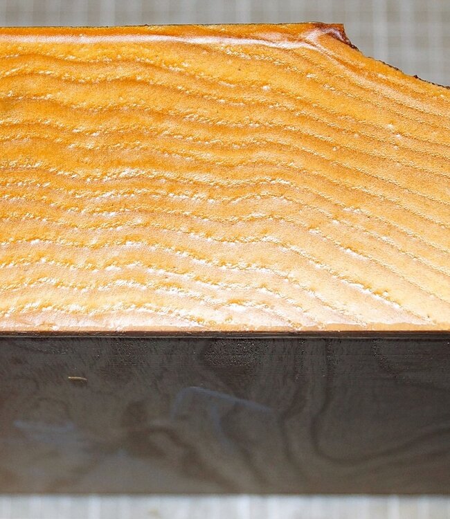 Ash fiddleback, approx. 240 x 240 x 65mm, 2,4kg,