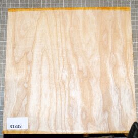 Ash fiddleback, approx. 240 x 240 x 65mm, 2,3kg,