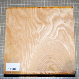 Ash fiddleback, approx. 200 x 200 x 65mm, 1,9kg