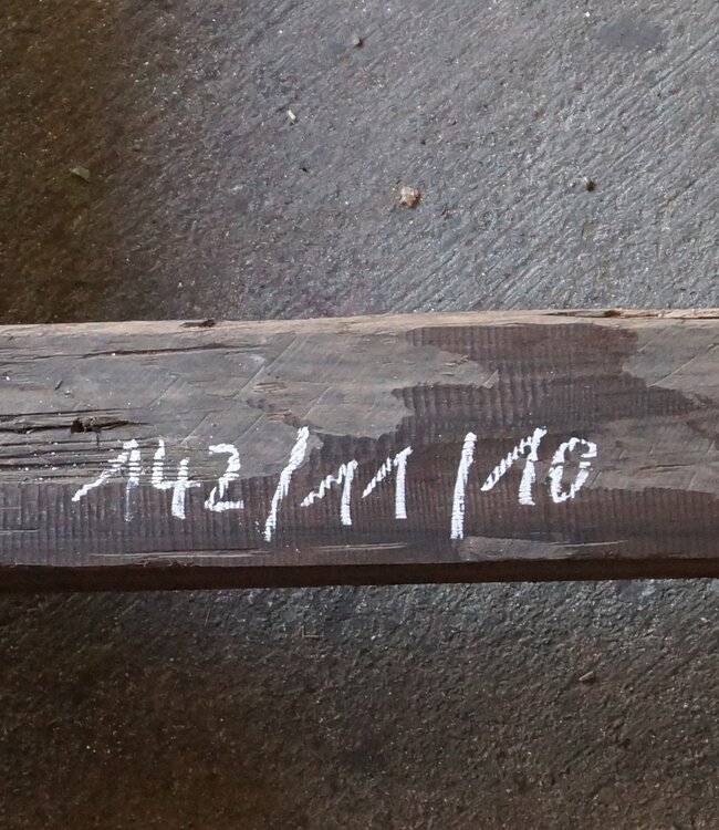 Makassar Ebenholz Flitch, ca. 1420 x 110 x 100mm, 13174