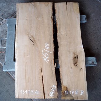 Eiche Tischplatte, ca. 1450 x 880 x 52 mm, 13179