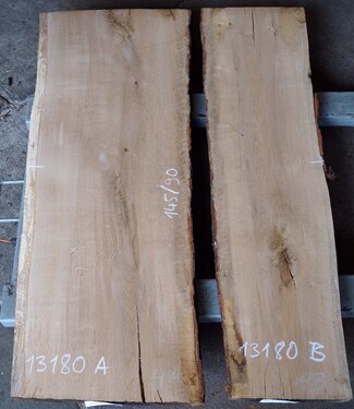 Oak table top, approx. 1450 x 900 (u.a.) x 52mm, 13180