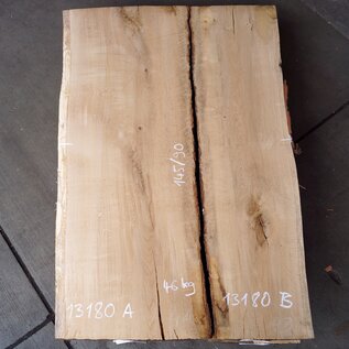 Oak table top, approx. 1450 x 900 (u.a.) x 52mm, 13180