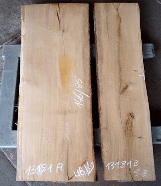 Oak table top, approx. 1460 x 850 (u.a.) x 52mm, 13181