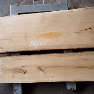 Oak table top, approx. 1460 x 850 (u.a.) x 52mm, 13181