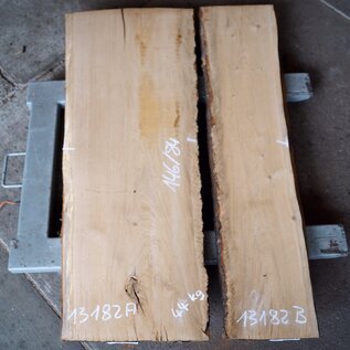 Oak table top, approx. 1460 x 840 (u.a.) x 52mm, 13182