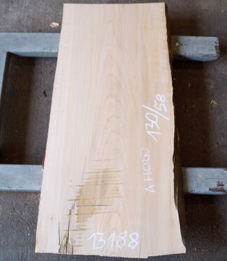 Maple couch-/washing table top, approx.  1300 x 580 x 45mm, 13188