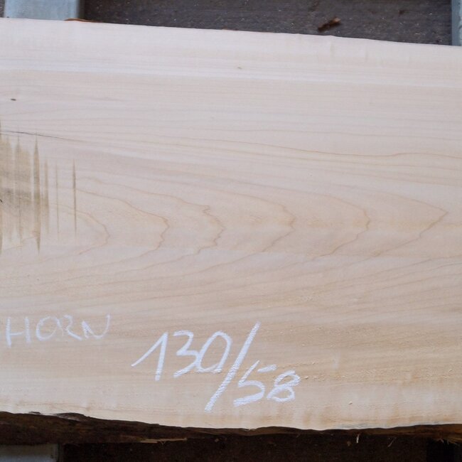 Maple couch-/washing table top, approx.  1300 x 580 x 45mm, 13188