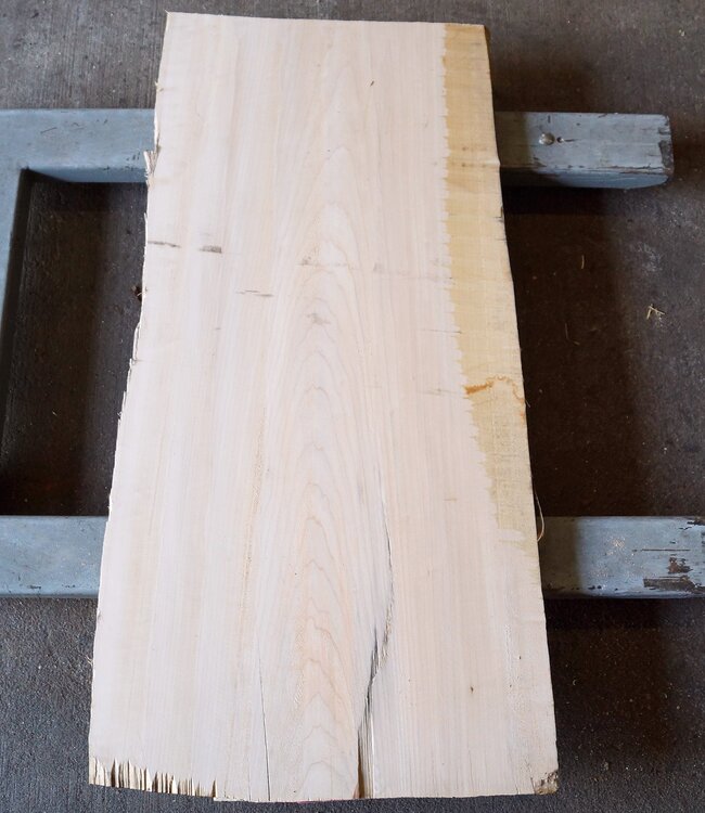 Maple couch-/washing table top, approx.  1300 x 580 x 45mm, 13188