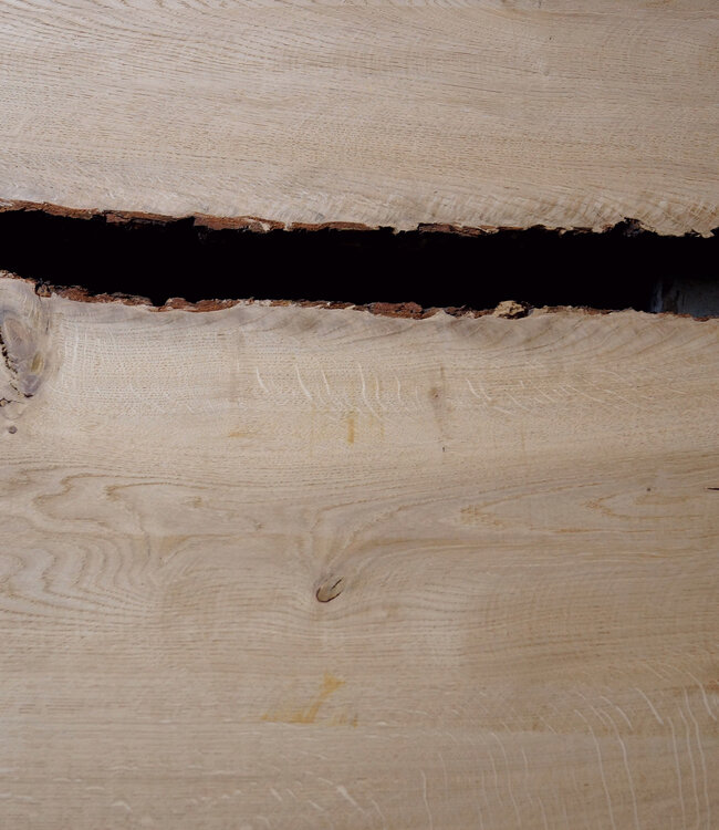 Eiche Tischplatte, ca. 1950 x 1080 x 65 mm, 11612