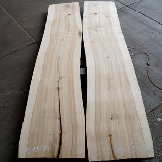 Oliv ash table top pair, approx. 3000 x 590/590 x 52 mm, 13196