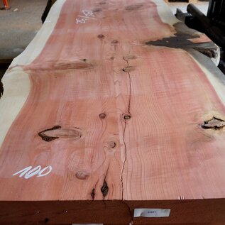 Redwood table top, approx. 2950 x  920 x 110 mm, 12910