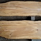 Olive table top pair, approx. 2 x 2750 x 500 x 50 mm, 12815ab