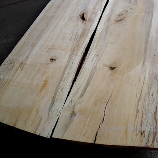 Spalted beech table top pair, approx. 2 x 3000 x 630 x 42 mm, 12815ab